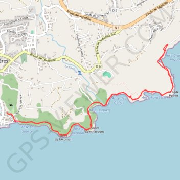 Itinéraire Le sentier de la Grande Pointe (Trois-Rivieres), distance, dénivelé, altitude, carte, profil, trace GPS