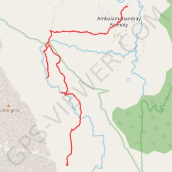 Itinéraire Andrigintra, distance, dénivelé, altitude, carte, profil, trace GPS