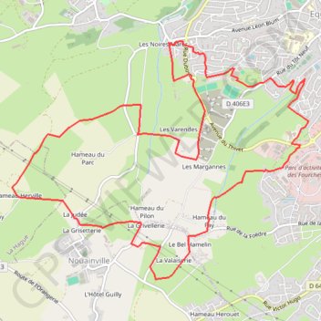Itinéraire 4 - 12_km_ trail belle etoile, distance, dénivelé, altitude, carte, profil, trace GPS