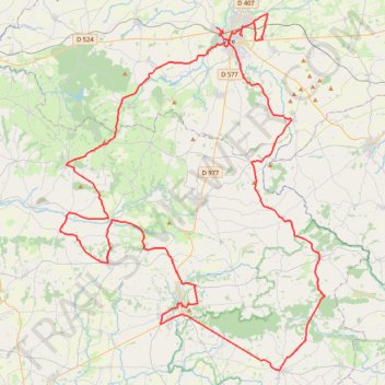 Itinéraire 4 - T GOUVENOU VIRE-VIRE 120km, distance, dénivelé, altitude, carte, profil, trace GPS