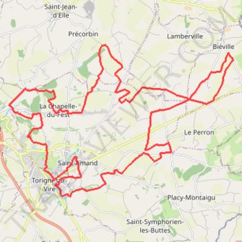 Itinéraire 1 - randonnée vtt 40 kms telethon, distance, dénivelé, altitude, carte, profil, trace GPS