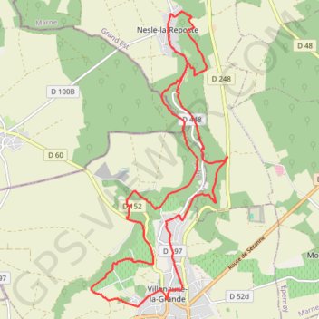 Itinéraire Terroirs et vignes en Val de Noxe, distance, dénivelé, altitude, carte, profil, trace GPS