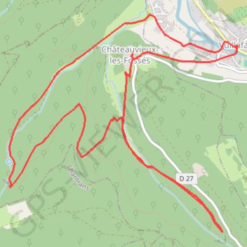 Itinéraire Autour de Vuillafans, distance, dénivelé, altitude, carte, profil, trace GPS