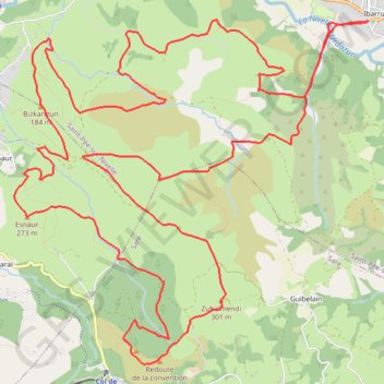 Itinéraire Senpereko Trail 2021 - Senpereko Trail 21Km, distance, dénivelé, altitude, carte, profil, trace GPS