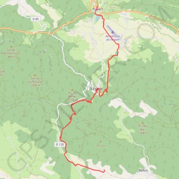 Itinéraire 30-JUIL-16 12:23:30, distance, dénivelé, altitude, carte, profil, trace GPS