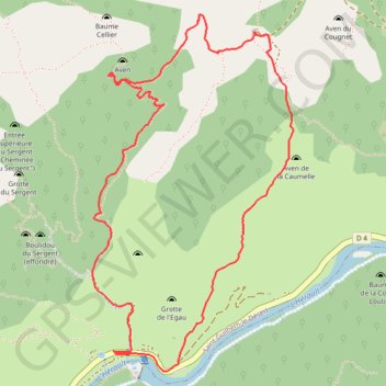 Itinéraire Mas de l'Estagnol - Saint Guilhem le Désert, distance, dénivelé, altitude, carte, profil, trace GPS