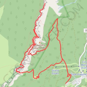 Itinéraire Par le Grand Sangle de l'Aulp du Seuil, distance, dénivelé, altitude, carte, profil, trace GPS