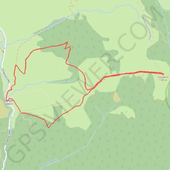 Itinéraire Txasperro et Magomultsu depuis refuge de Sorogain, distance, dénivelé, altitude, carte, profil, trace GPS