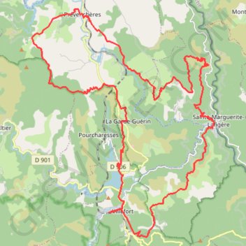 Itinéraire ITILAR048V50CTOL, distance, dénivelé, altitude, carte, profil, trace GPS
