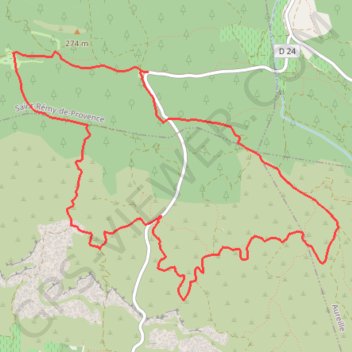 Itinéraire Les Quatre Termes et la Baume Brignolle, distance, dénivelé, altitude, carte, profil, trace GPS