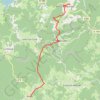 Itinéraire Tour du Morvan - De Anost à Moux, distance, dénivelé, altitude, carte, profil, trace GPS