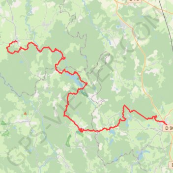 Itinéraire Grande Traversée du Morvan : Quarré les Tombes - Saulieu, distance, dénivelé, altitude, carte, profil, trace GPS