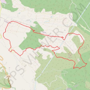 Itinéraire Quatre Frères, distance, dénivelé, altitude, carte, profil, trace GPS
