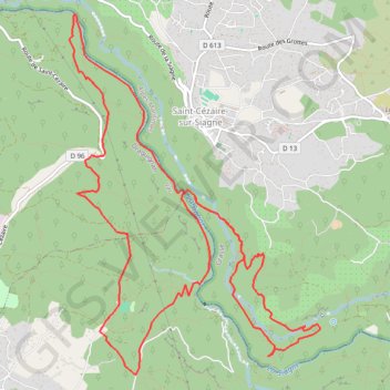 Itinéraire Les gorges de la Siagne, distance, dénivelé, altitude, carte, profil, trace GPS