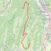 Itinéraire Tour du Vercors 2019 - Jour 6, distance, dénivelé, altitude, carte, profil, trace GPS