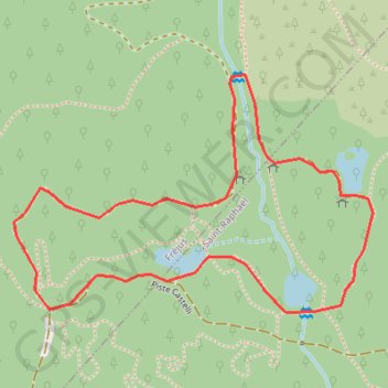 Itinéraire Tour des Lacs des Peguières, distance, dénivelé, altitude, carte, profil, trace GPS