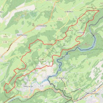 Itinéraire MEIX FONCIN n°14, distance, dénivelé, altitude, carte, profil, trace GPS