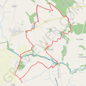 Itinéraire 5 - 12km, distance, dénivelé, altitude, carte, profil, trace GPS