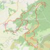 Itinéraire Randonnée aux pays des légendes, distance, dénivelé, altitude, carte, profil, trace GPS