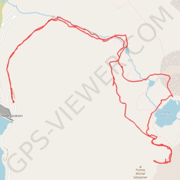 Itinéraire Vallée des Étangs du Picot, distance, dénivelé, altitude, carte, profil, trace GPS