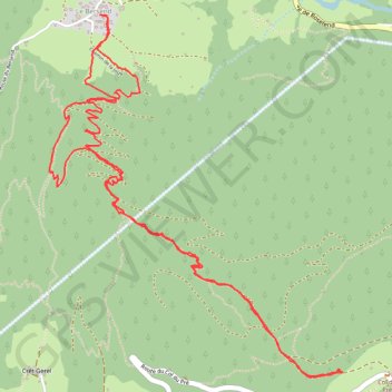 Itinéraire Du Bersend au col du Pré, distance, dénivelé, altitude, carte, profil, trace GPS