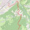 Itinéraire De Domène à Combeloup, distance, dénivelé, altitude, carte, profil, trace GPS