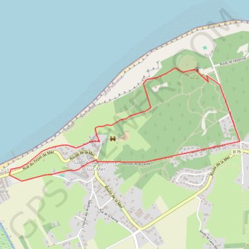 Itinéraire De la plage au Cap d'Ailly, distance, dénivelé, altitude, carte, profil, trace GPS