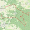 Itinéraire Forêt de Vibraye - Lavaré, distance, dénivelé, altitude, carte, profil, trace GPS