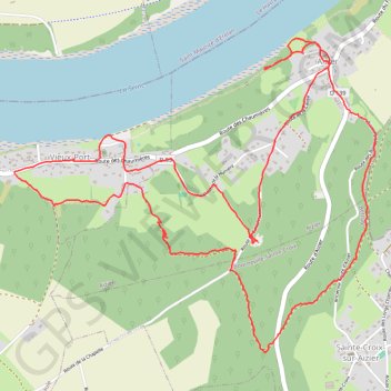 Itinéraire Le chemin des Sources bleues, distance, dénivelé, altitude, carte, profil, trace GPS