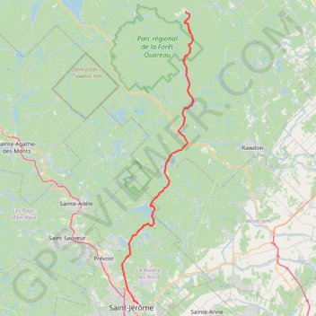 Itinéraire teezt, distance, dénivelé, altitude, carte, profil, trace GPS