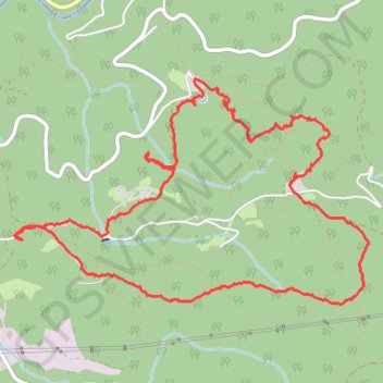 Itinéraire Sidobre - Rocs du Cremaussel, distance, dénivelé, altitude, carte, profil, trace GPS
