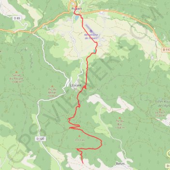 Itinéraire 30-JUIL-16 12:23:30, distance, dénivelé, altitude, carte, profil, trace GPS