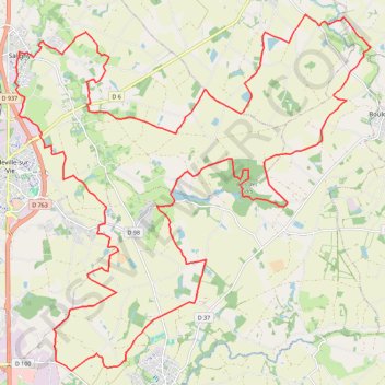 Itinéraire Autour de Saligny, distance, dénivelé, altitude, carte, profil, trace GPS