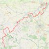 Itinéraire Vaux - Gué-Rochoux, distance, dénivelé, altitude, carte, profil, trace GPS