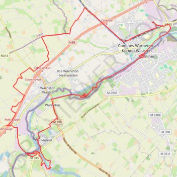 Itinéraire VTT A - France, distance, dénivelé, altitude, carte, profil, trace GPS