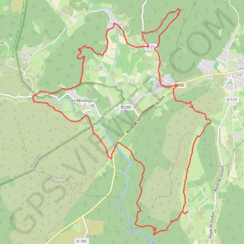 Itinéraire Château Fressac - Sauve, distance, dénivelé, altitude, carte, profil, trace GPS