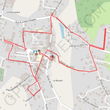 Itinéraire Patrimoine CORBLIN parcours de soins, distance, dénivelé, altitude, carte, profil, trace GPS