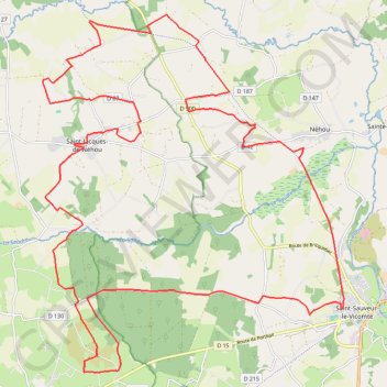 Itinéraire 4 - 36 km, distance, dénivelé, altitude, carte, profil, trace GPS