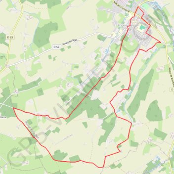 Itinéraire Thorigné-sur-Dué - À l'ombre des haies, distance, dénivelé, altitude, carte, profil, trace GPS