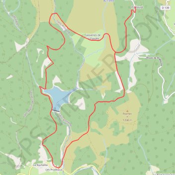 Itinéraire Vallée de l'Ance, distance, dénivelé, altitude, carte, profil, trace GPS