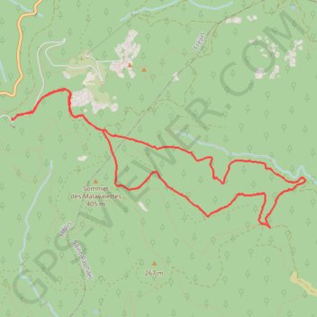 Itinéraire MALPEY PLAN D'ESTEREL, distance, dénivelé, altitude, carte, profil, trace GPS