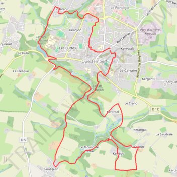 Itinéraire NewTrack, distance, dénivelé, altitude, carte, profil, trace GPS