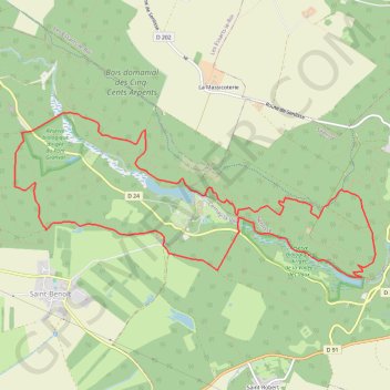 Itinéraire Les Vaux de Cernay, distance, dénivelé, altitude, carte, profil, trace GPS