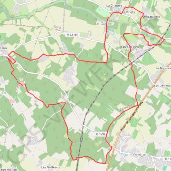 Itinéraire Circuit de l'Aqueduc - Le Douhet, distance, dénivelé, altitude, carte, profil, trace GPS