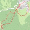 Itinéraire Les Chalets du Sire par le plateau sud, distance, dénivelé, altitude, carte, profil, trace GPS