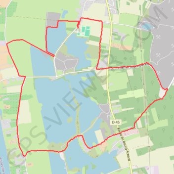 Itinéraire Les Carrières - Anneville-Ambourville, distance, dénivelé, altitude, carte, profil, trace GPS
