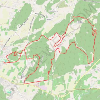 Itinéraire Trail des Truffières 2016 - Antistia - 20 km, distance, dénivelé, altitude, carte, profil, trace GPS