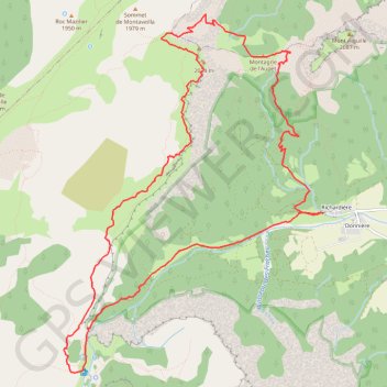 Itinéraire Retour sur la traversée des Rochers du Parquet - Chichilianne, distance, dénivelé, altitude, carte, profil, trace GPS