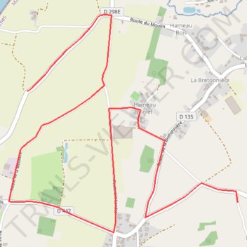 Itinéraire ES 3-5-7 Bricqueville sur Mer, distance, dénivelé, altitude, carte, profil, trace GPS