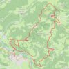 Itinéraire Autour du Serre de Montgauchy, distance, dénivelé, altitude, carte, profil, trace GPS